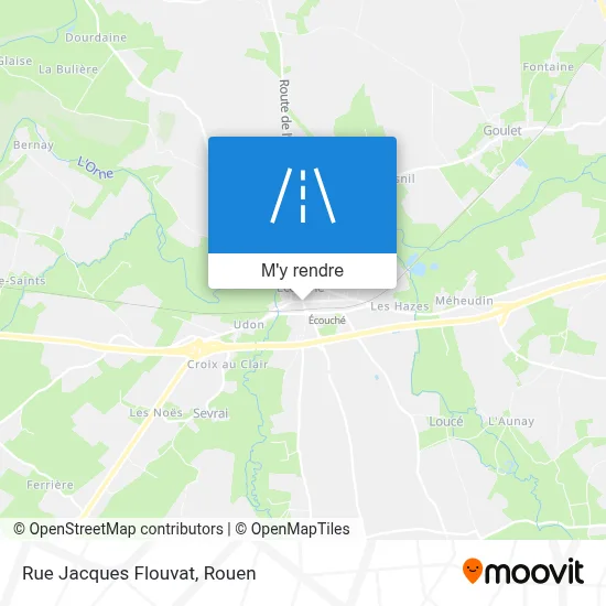 Rue Jacques Flouvat plan