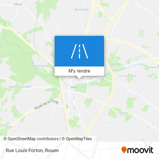 Rue Louis Forton plan