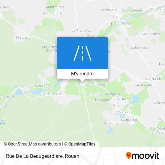 Rue De La Beaugeardiere plan