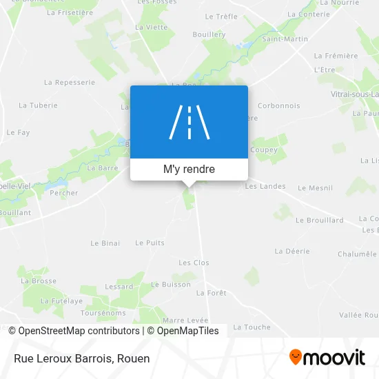 Rue Leroux Barrois plan
