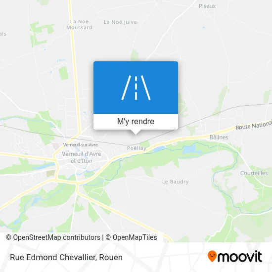Rue Edmond Chevallier plan