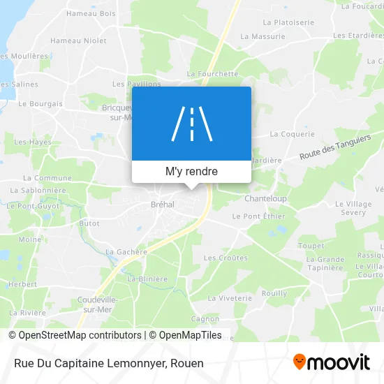 Rue Du Capitaine Lemonnyer plan