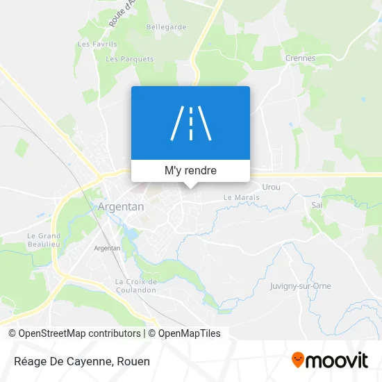 Réage De Cayenne plan