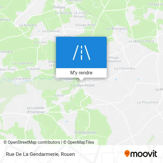 Rue De La Gendarmerie plan