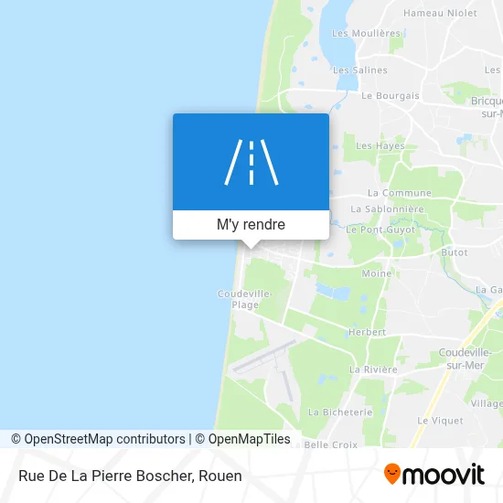 Rue De La Pierre Boscher plan