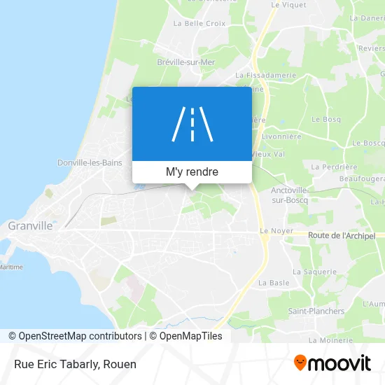 Rue Eric Tabarly plan