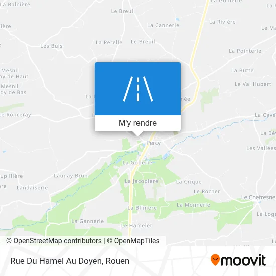 Rue Du Hamel Au Doyen plan