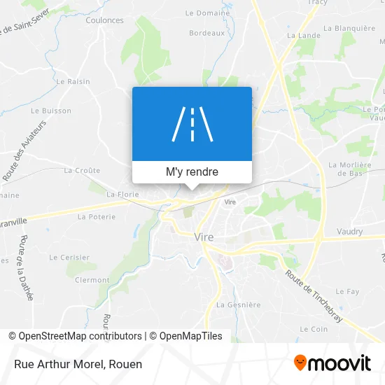 Rue Arthur Morel plan