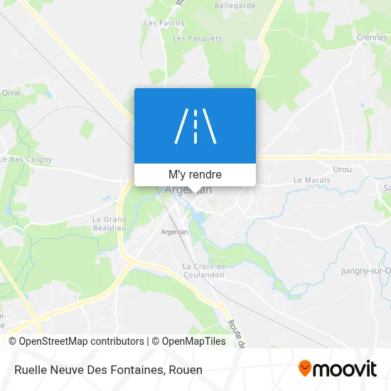 Ruelle Neuve Des Fontaines plan