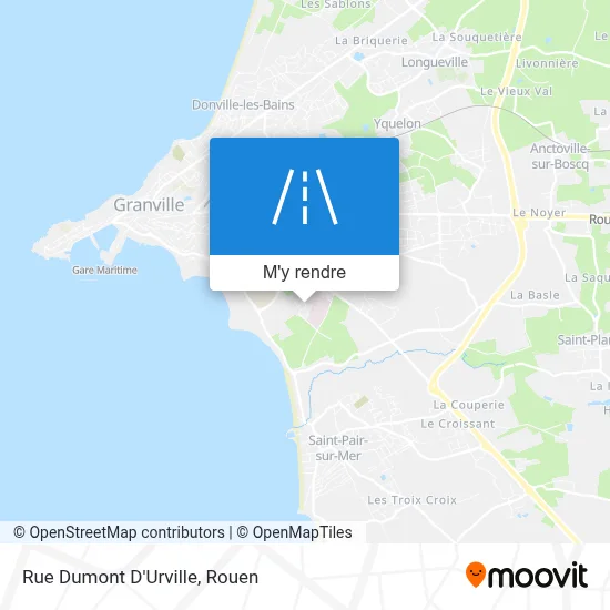 Rue Dumont D'Urville plan