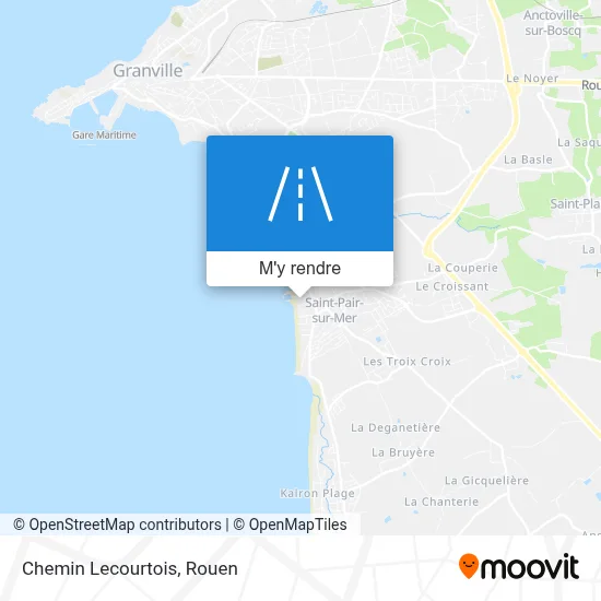 Chemin Lecourtois plan