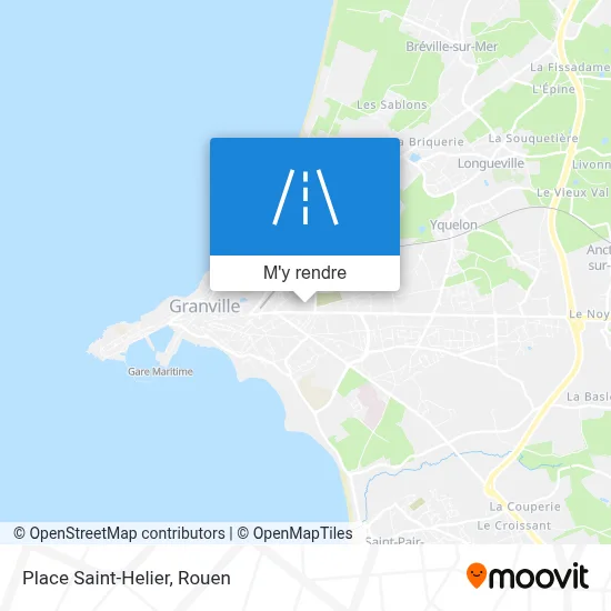 Place Saint-Helier plan