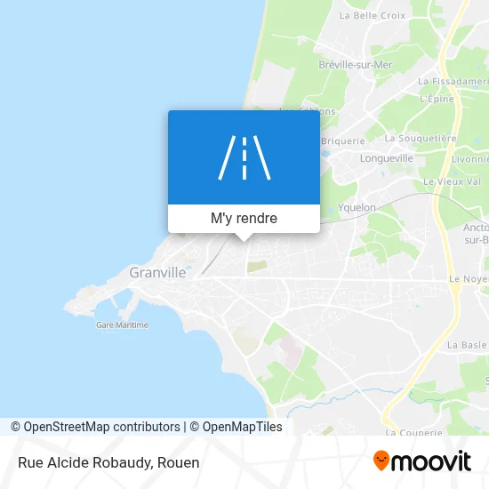 Rue Alcide Robaudy plan