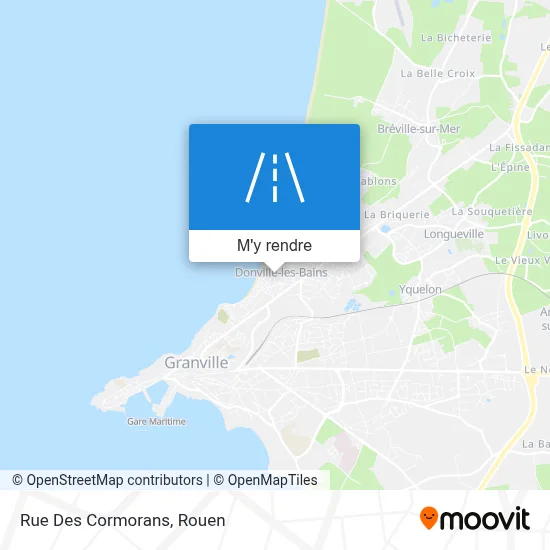Rue Des Cormorans plan