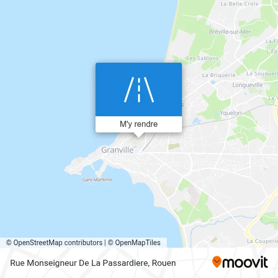 Rue Monseigneur De La Passardiere plan