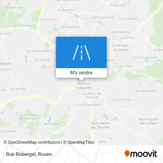 Rue Robergel plan