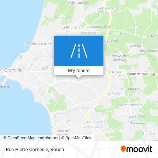 Rue Pierre Corneille plan