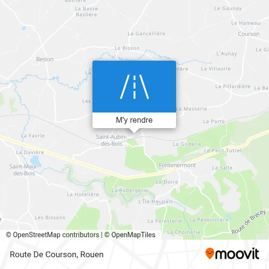 Route De Courson plan