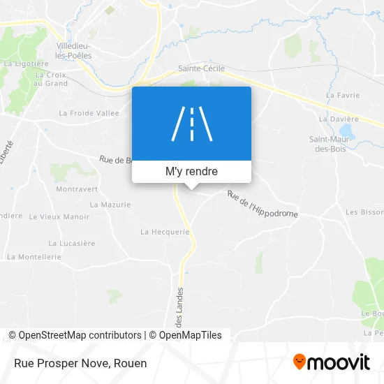 Rue Prosper Nove plan