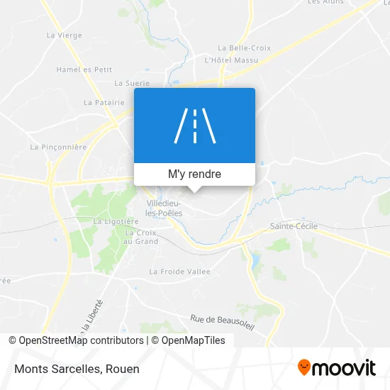 Monts Sarcelles plan