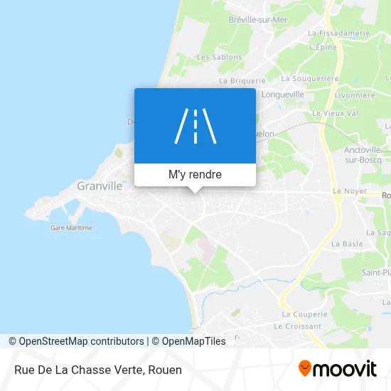 Rue De La Chasse Verte plan
