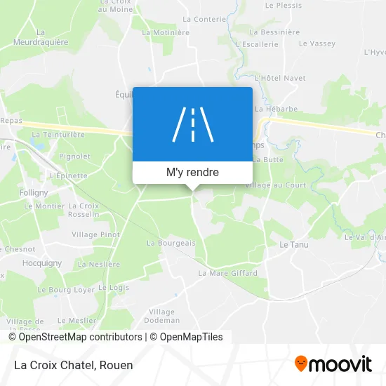 La Croix Chatel plan