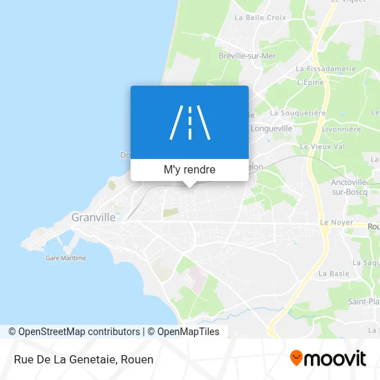 Rue De La Genetaie plan