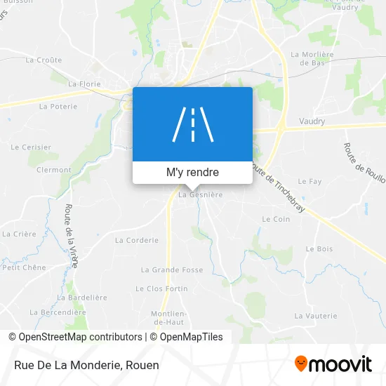 Rue De La Monderie plan