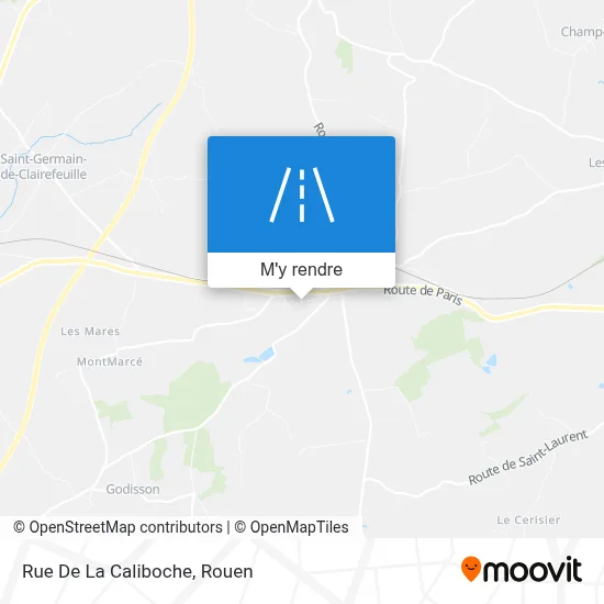 Rue De La Caliboche plan