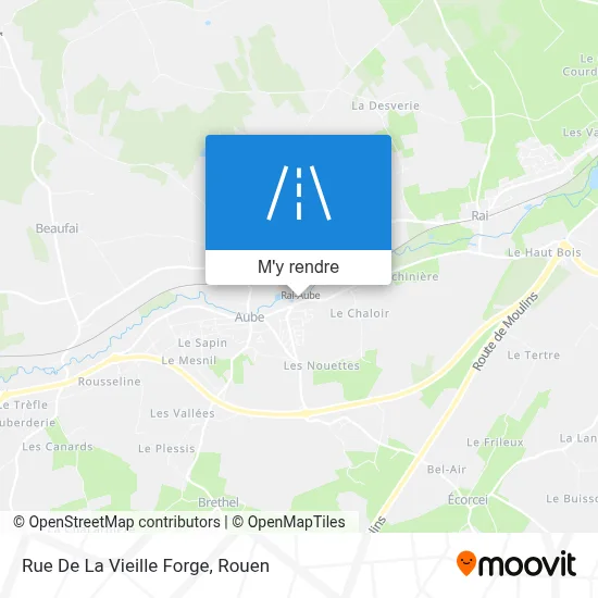 Rue De La Vieille Forge plan