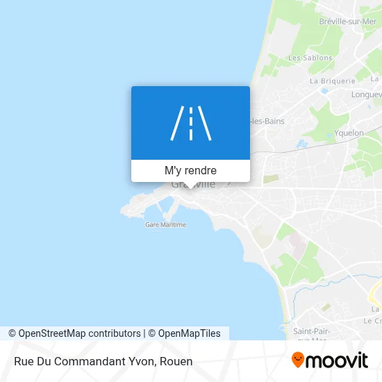 Rue Du Commandant Yvon plan