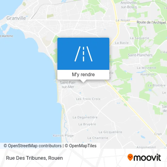 Rue Des Tribunes plan