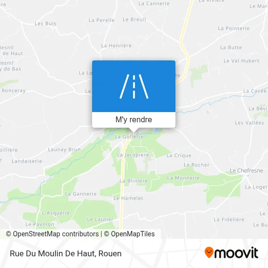 Rue Du Moulin De Haut plan