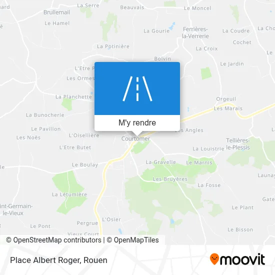 Place Albert Roger plan