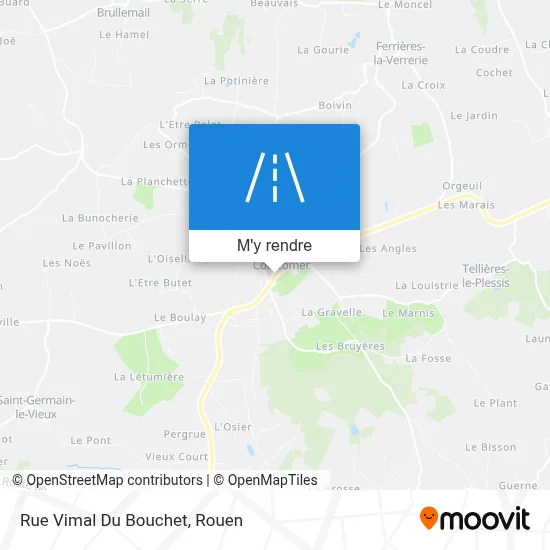 Rue Vimal Du Bouchet plan