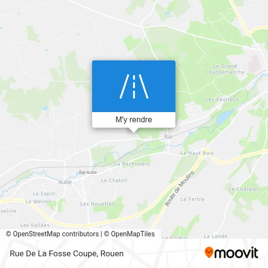 Rue De La Fosse Coupe plan
