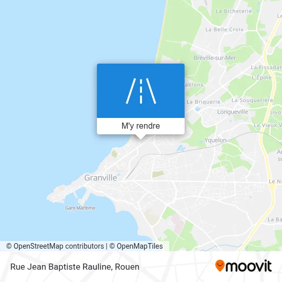 Rue Jean Baptiste Rauline plan