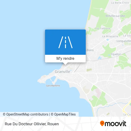 Rue Du Docteur Ollivier plan