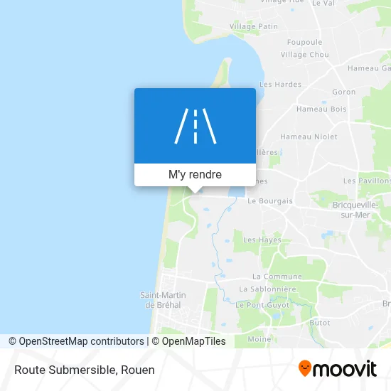 Route Submersible plan