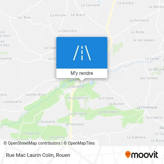Rue Mac Laurin Colin plan