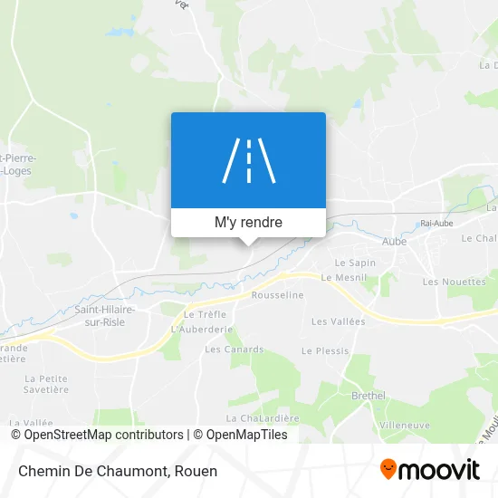 Chemin De Chaumont plan