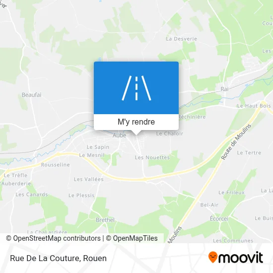 Rue De La Couture plan