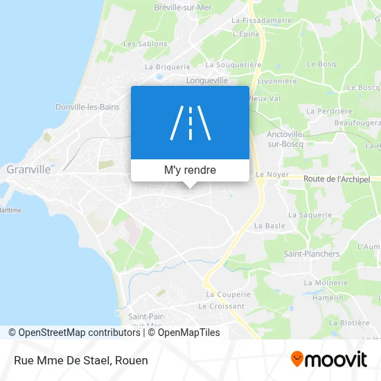 Rue Mme De Stael plan