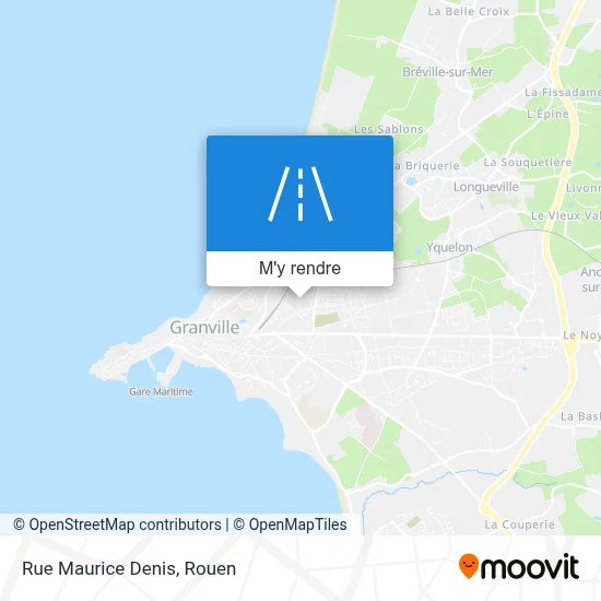 Rue Maurice Denis plan