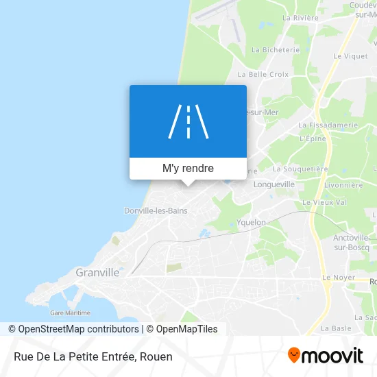 Rue De La Petite Entrée plan