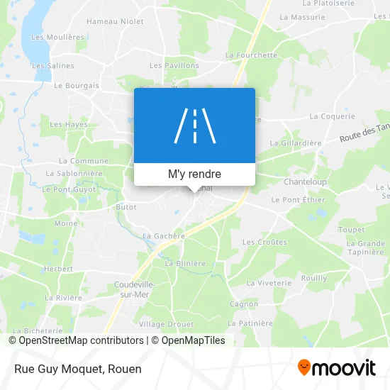 Rue Guy Moquet plan