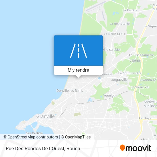 Rue Des Rondes De L'Ouest plan