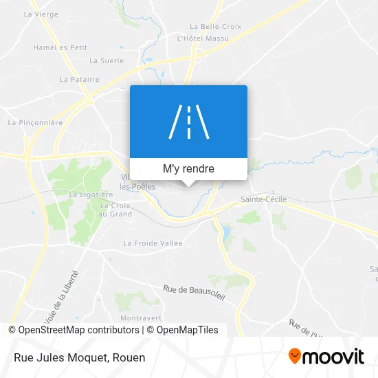 Rue Jules Moquet plan