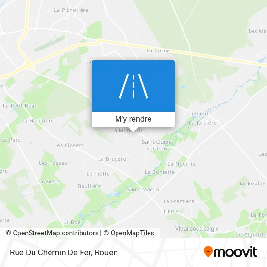 Rue Du Chemin De Fer plan