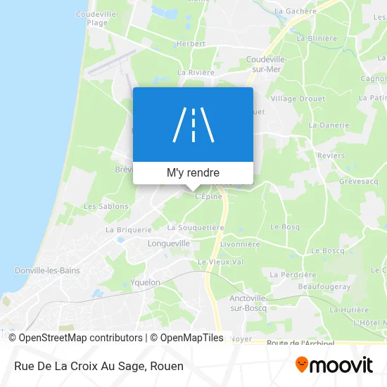 Rue De La Croix Au Sage plan